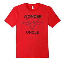 Mens Funny Superhero Wonder Uncle Best Uncle Gift Shirt for Men