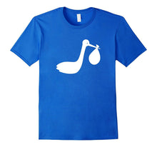 Stork Baby Emoji Shirt for Expecting Parent Mom Dad New Born