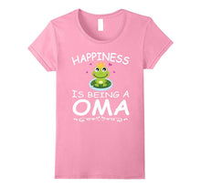 Happiness Is Being a Oma With Frog Funny T-Shirt Gift