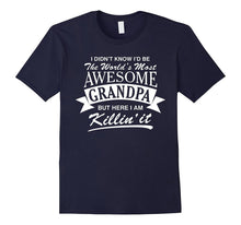 Mens the World's Most Awesome Grandpa T-Shirt