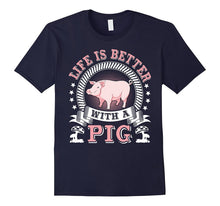 Funny Life Is Better With a Pig T-Shirt for Farmers