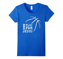 I Play for Jesus, Distressed Christian Basketball T Shirt