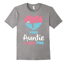 Pink or Blue Auntie Loves You Baby Gender Reveal T-Shirt