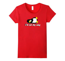 I'm on My Way Lazy Sleeping Penguin Graphic T-Shirt