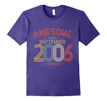 Awesome Since September 2006 Funny T-Shirt 11th Birthday Tee