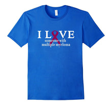 Multiple Myeloma Awareness Support Shirt Burgandy Ribbon