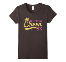 Cute Birthday Queen 56th Birthday T-Shirts Gold Tiara Crown