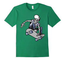 Skull Punk Ride a Skateboard T Shirt, Skate Shirts Unisex