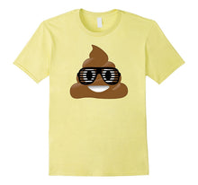 Poop Emoji Shirt Shutter Shades Cool Poo With 80s Glasses