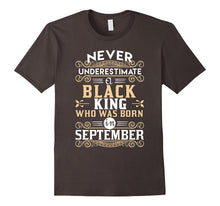 Black Kings Are Born in September T-Shirt - Birthday TShirts