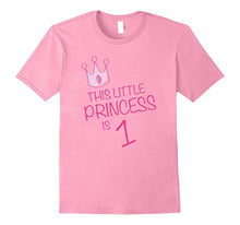 Girls Birthday T-Shirt - This Little Princess Is 1