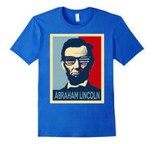 Abraham Lincoln Tshirt Wearing US Glasses