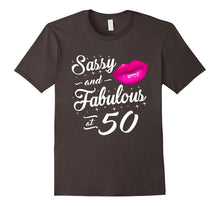 50th Birthday Gift Tshirt Sassy and Fabulous 50 Year Old Tee
