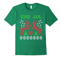 Nordic God Jul Merry Christmas Ugly XMAS Sweater Look Shirt