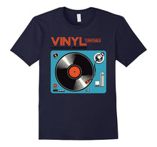 Retro LP Vinyl Record Turntable Player DJ Music Gift T-Shirt
