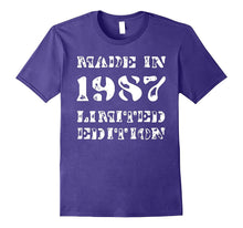 Made in 1987 T-Shirt Limited Edition - 30th Birthday Gift