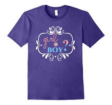 Boy or Girl Pregnancy Baby Announcement Gender Reveal Tshirt