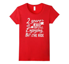 2nd Wedding Anniversary Gift Enjoy the Ride Funny T-Shirt