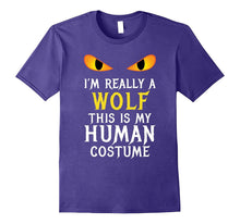 I'm Really a Wolf Halloween Costume Shirt Easy Funny Gift