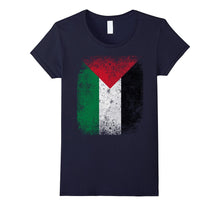 Palestine Flag Distressed Vintage T-Shirt