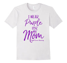 I Wear Purple for My Mom Pancreatic Cancer Awareness Shirt