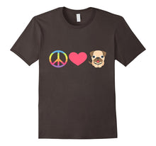 Peace Love Dog T-Shirt Animal Lover Rescue Mom Dad