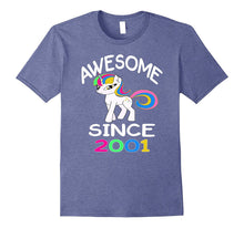 16th Birthday Shirt 16 Years of Being Awesome Unicorns