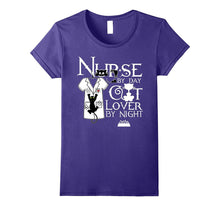 Nurse by Day Cat Lover by Night Tshirt for Nurse