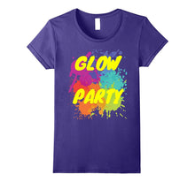 Glow Party Birthday Shirt With Splatters