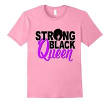 Strong Black Queen Shirt Girl Magic Poppin Light Purple