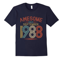 Awesome Since September 1988 Funny T-Shirt 29th Birthday Tee