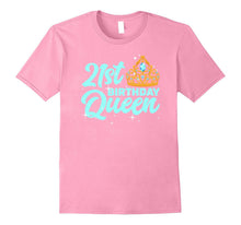 21st Birthday Queen T Shirt Celebration Party Twenty One