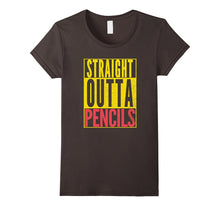 STRAIGHT OUTTA PENCILS Teacher Student Funny School T-Shirt