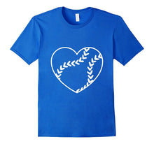 Softball Baseball Heart Shirt, Gift for Softball Mom or Dad