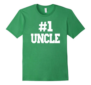 #1 Uncle T-Shirt. Number One Uncle T-Shirt