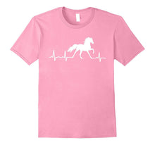 Horse Heartbeat T-Shirt for Horse Riding Lovers