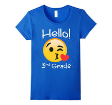 3rd Grade Back to School Hello Third Grade Emoji T-Shirt