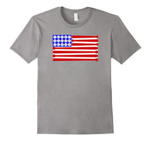 Baseball American Flag T-Shirt for July 4th Independence USA