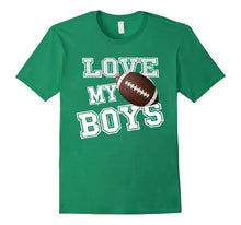 Love My Boys Football Shirt for Mom-Football Mom Shirts Dad