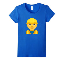 Emoji T-Shirt Construction Worker Emoticon Tradesperson