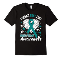 I Wear Teal for Cervical Cancer Awareness T-Shirt Tee Shirt