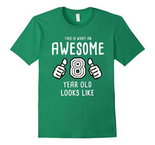 Awesome 8 Year Old Shirt - 8th Birthday Shirt 8 Year Old Tee