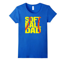 Softball DAD Tshirt Proud Dad Fathers Day Gift Idea