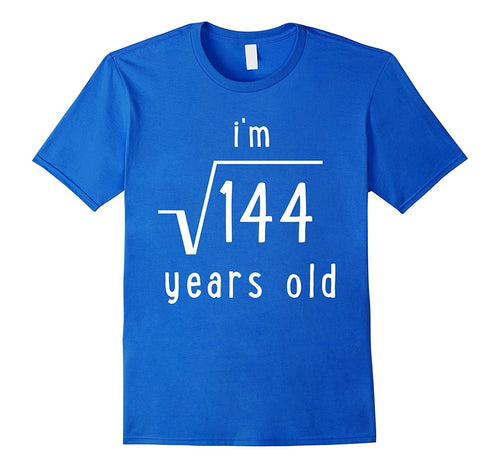 'I'm the Square Root of 144' Funny Math 12th Birthday Shirt