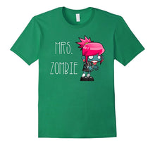 Mrs. Zombie. Halloween T-Shirt for Couples. Mr and Mrs Shirt