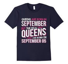 Real Queens Are Born on September 05 T-Shirt 5th Birthday