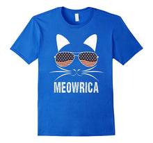 "Meowrica" Patriotic Cat T-Shirt