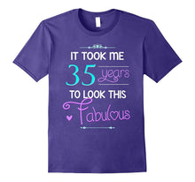 35th Birthday Gift Shirt Fabulous 35 Year Old Tshirt