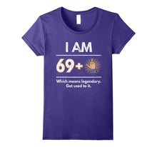 70th Birthday Shirt Funny 69 Plus 1 Sarcastic Birthday Gift