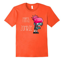 Mrs. Zombie. Halloween T-Shirt for Couples. Mr and Mrs Shirt